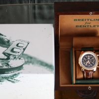 Breitling for Bentley 6.75 SPEED 18K / 750er Rotgold R44367 Herrenuhr FULLSET