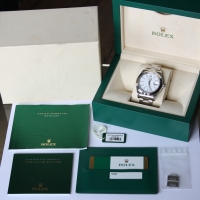 Rolex Datejust II 41mm Weiß Edelstahl 116300 LC110 Herrenuhr FULLSET 2015