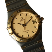 OMEGA Constellation Stahl / 18k Gelbgold 33,5mm Quarz Ref.: 1312.10.00 FULLSET