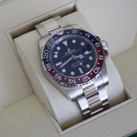 Rolex GMT Master II Pepsi 18k / 750er Weißgold 126719BLRO LC100 FULLSET 2019 NOS
