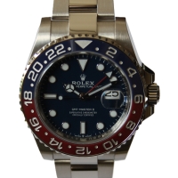 Rolex GMT Master II Pepsi 18k / 750er Weißgold 126719BLRO LC100 FULLSET 2019 NOS