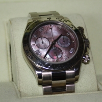 Rolex Daytona 18k / 750 Weißgold Tahiti MOP Dial Ref.: 116509 LC100 FULLSET 2007