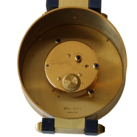 Cartier Tischuhr "Pasha" Desk Clock mit Kalender GMT Mondphase Ref. 8913 Rarität
