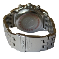 Breitling Chronomat 41 Edelstahl Schwarz Pilotarmband AB014012/BA52 Box