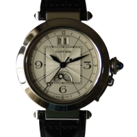 Cartier Pasha XL GMT Moonphase Night & Day W3109255 (2938) FULL SET