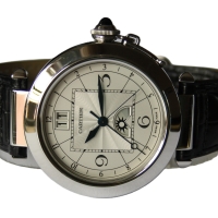 Cartier Pasha XL GMT Moonphase Night & Day W3109255 (2938) FULL SET