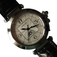 Cartier Pasha XL GMT Moonphase Night & Day W3109255 (2938) FULL SET