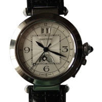Cartier Pasha XL GMT Moonphase Night & Day W3109255 (2938) FULL SET
