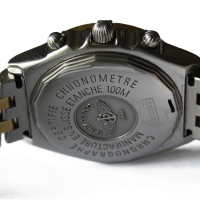 Breitling Chronomat Stainless Steel / Gold Perlmutt Pilot Braclet D13352 FULL SET
