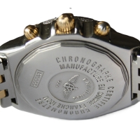 Breitling Crosswind Stainless Steel / Gold 76 Brillanten Pilot Bracelet B13355 B&P