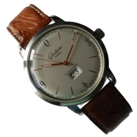 Glashütte Original Sixties Panoramadatum Silver 42mm Stainless Steel FULL SET