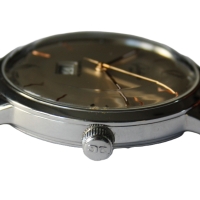 Glashütte Original Sixties Panoramadatum Silver 42mm Stainless Steel FULL SET