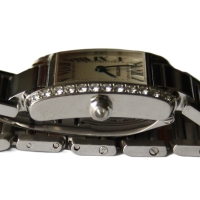 Cartier Tank Francaise 18k / 750 White Gold 25 Diamonds Ref.: 2403 Box