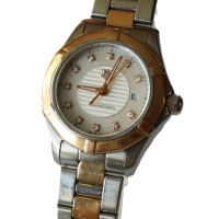TAG Heuer Aquaracer Lady MOP Diamonds Stainless Steel / Red Gold 27mm Quarz WAP1451.BD0837