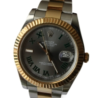 Rolex Datejust II Stainless Steel / 18k Gold 41mm Wimbledon 116333 FULL SET 2015