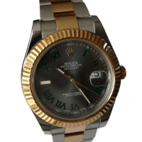 Rolex Datejust II Stainless Steel / 18k Gold 41mm Wimbledon 116333 FULL SET 2015