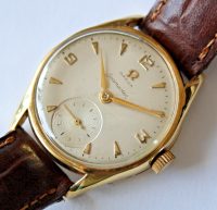 Omega Seamaster "Pre-Ranchero" Handaufzug Vintage 18k /750 Gelbgold Ref.: 2507
