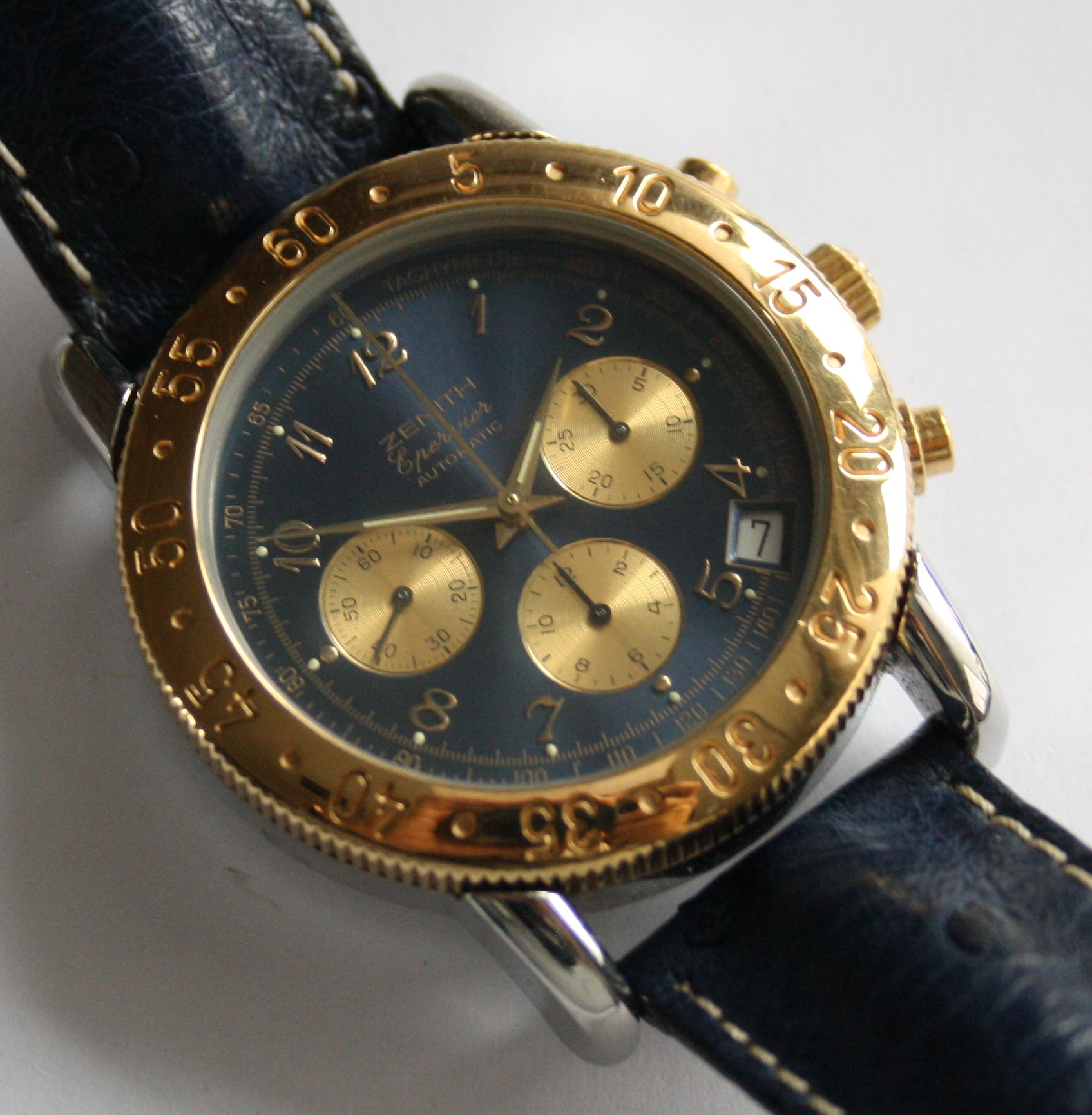 Luxusuhren Pforzheim Sven Muller Zenith Epervier El Primero Chronograph Steel Gold Automatic