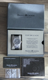 Maurice Lacroix Tiago Edelstahl / 18k Gold 38mm Quarz Ref.: 69820