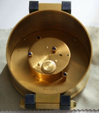 Cartier Tischuhr "Pasha" Desk Clock mit Kalender GMT Mondphase Ref. 8913 Rarität
