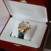 Cartier Pasha 18k / 750 Gelbgold Ewiger Kalender Perpetual Herrenuhr Ref.: 30003 mit Box