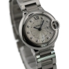 Cartier Ballon Bleu Diamonds 28mm Edelstahl WE902073 (3009) Damenuhr mit Box