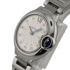 Cartier Ballon Bleu Diamonds 28mm Edelstahl WE902073 (3009) Damenuhr mit Box
