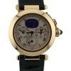 Cartier Pasha 18k / 750 Gelbgold Ewiger Kalender Perpetual Herrenuhr Ref.: 30003 mit Box