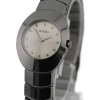 RADO Ovation Keramik / Titan 24mm Silber Quarz Damenuhr Neuwertig FULL SET 2006
