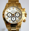 Rolex Daytona 18k / 750 Gelbgold Zenith 16528 Brillantblatt Inverted