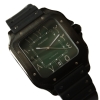 Cartier Santos Large PVD Black Grün + Schwarzes Zifferblatt WSSA0039 FULLSET