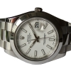 Rolex Datejust II 41mm Weiß Edelstahl 116300 LC110 Herrenuhr FULLSET 2015