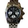 Breitling Chronomat 41 Edelstahl Schwarz Pilotarmband AB014012/BA52 Box