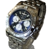 Breitling Chronomat 41 Edelstahl Schwarz Pilotarmband AB014012/BA52 Box
