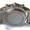 Breitling Chronomat 41 Edelstahl Schwarz Pilotarmband AB014012/BA52 Box