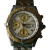 Breitling Chronomat Stainless Steel / Gold Perlmutt Pilot Braclet D13352 FULL SET