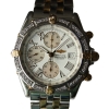 Breitling Crosswind Stainless Steel / Gold 76 Brillanten Pilot Bracelet B13355 B&P