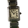 Cartier Tank Francaise 18k / 750 White Gold 25 Diamonds Ref.: 2403 Box