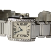 Cartier Tank Francaise 18k / 750 White Gold 25 Diamonds Ref.: 2403 Box