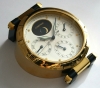 Cartier Tischuhr "Pasha" Desk Clock mit Kalender GMT Mondphase Ref. 8913 Rarität
